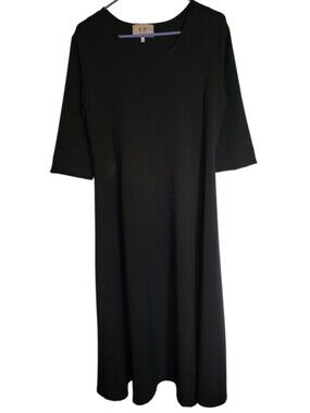 E.D. Made In Italy Black Maxi Dress